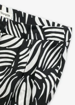 Pantalón palazzo con cintura cómoda Mujer Pantalones