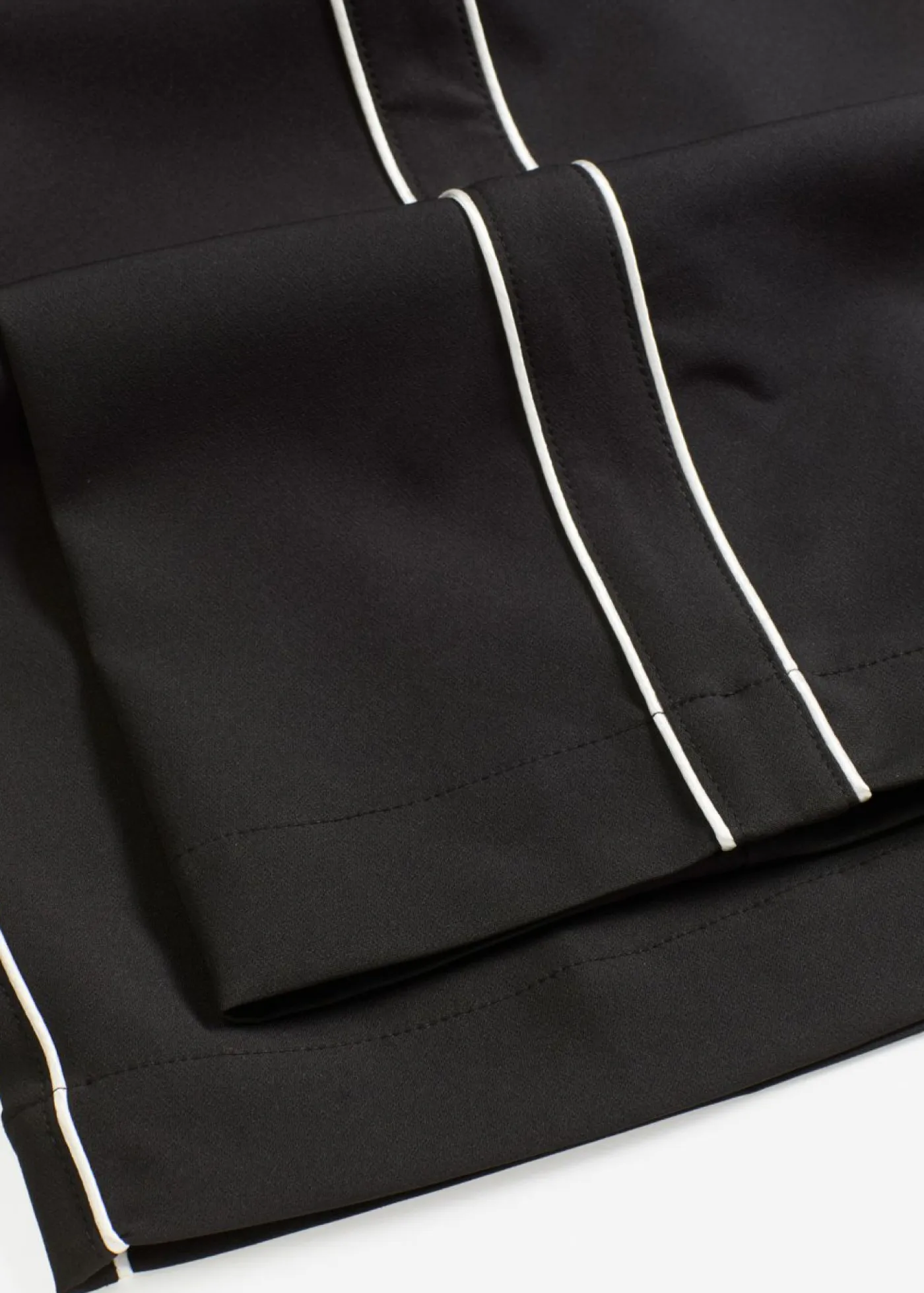 Outlet Pantalón palazzo con rayas decorativas Mujer Pantalones