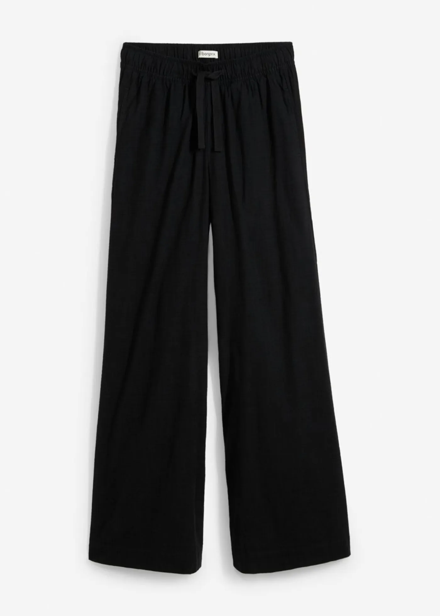 Pantalón palazzo de algodón puro Mujer Pantalones