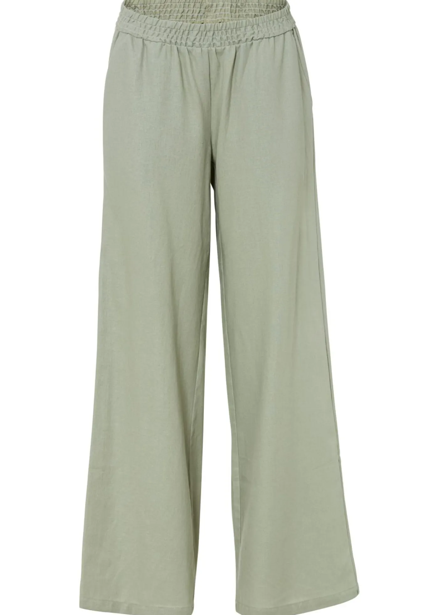 Outlet Pantalón palazzo de lino Mujer Pantalones|Novedades
