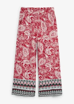 Clearance Pantalón palazzo de mezcla suave de viscosa Mujer Pantalones