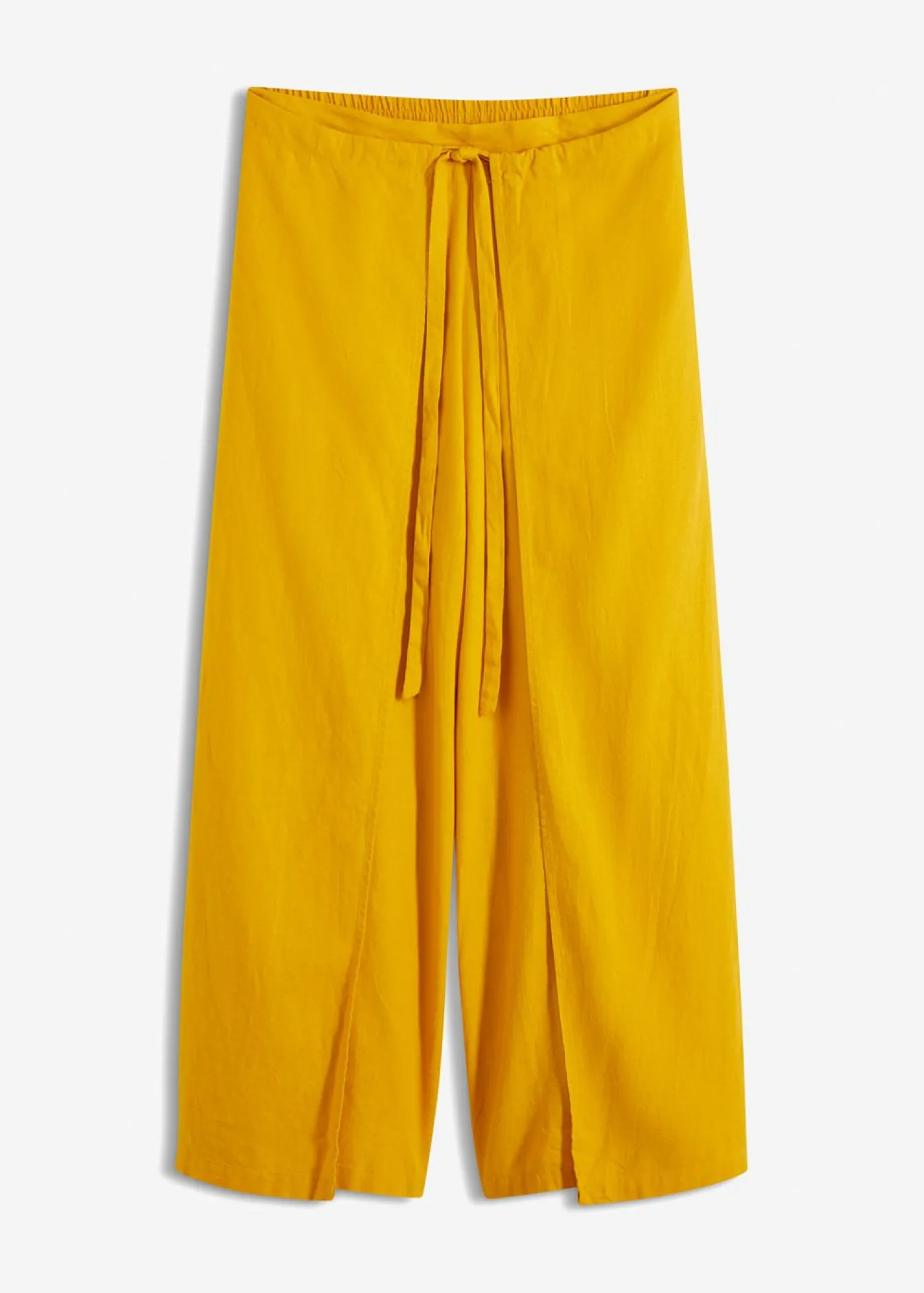 Best Pantalón palazzo de mezcla de lino Mujer Pantalones