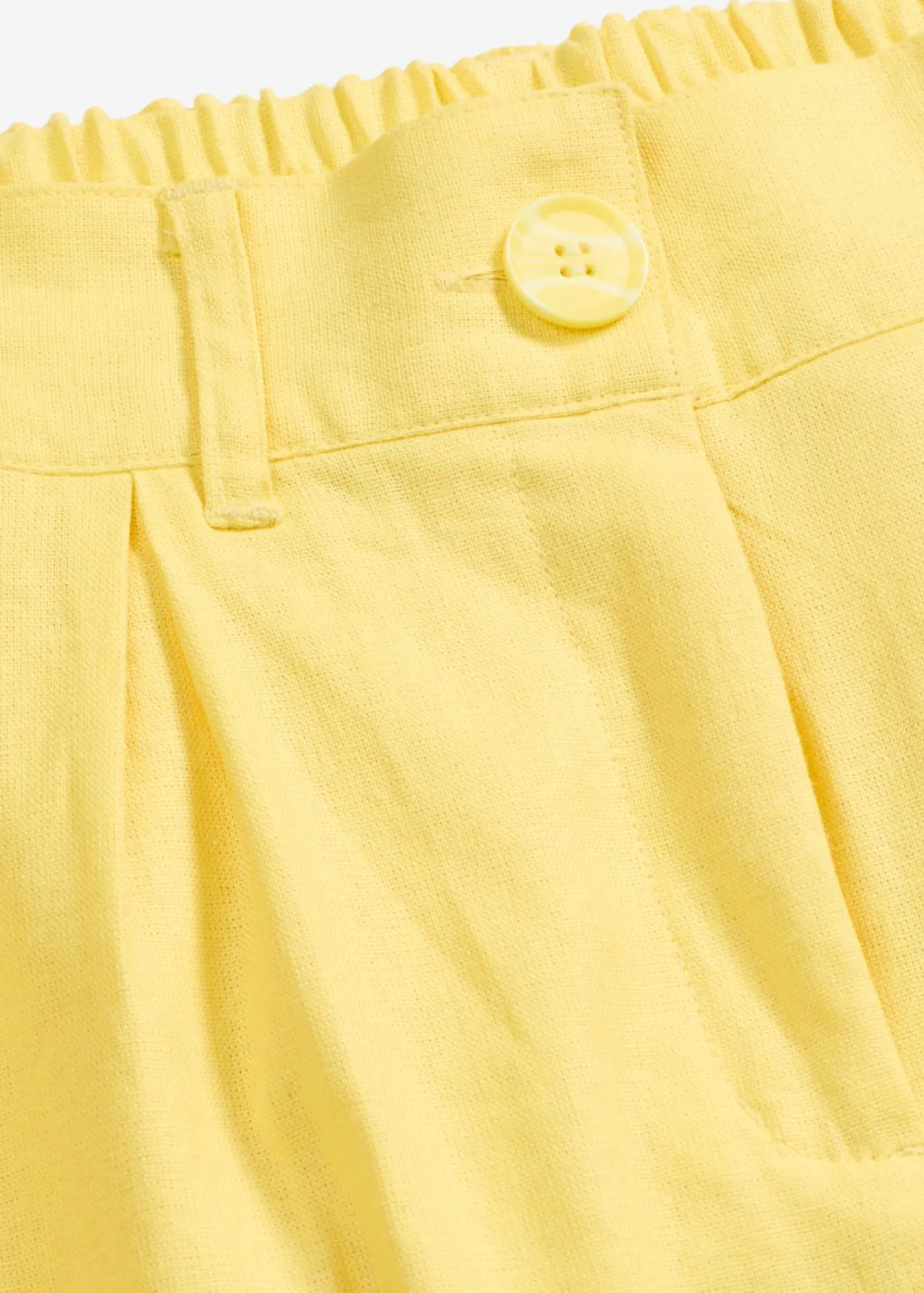 Outlet Pantalón palazzo de mezcla de lino Mujer Pantalones