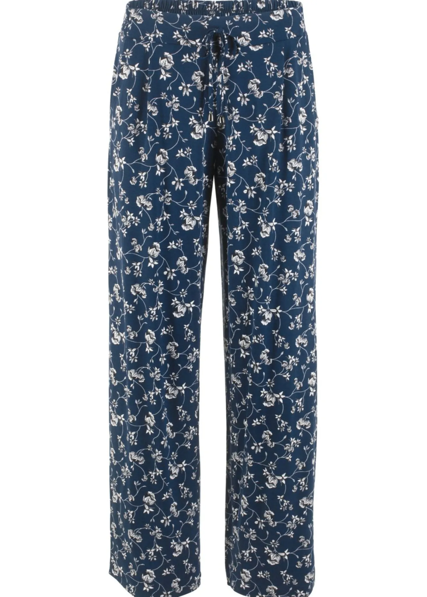 Sale Pantalón palazzo de mezcla de viscosa Mujer Pantalones