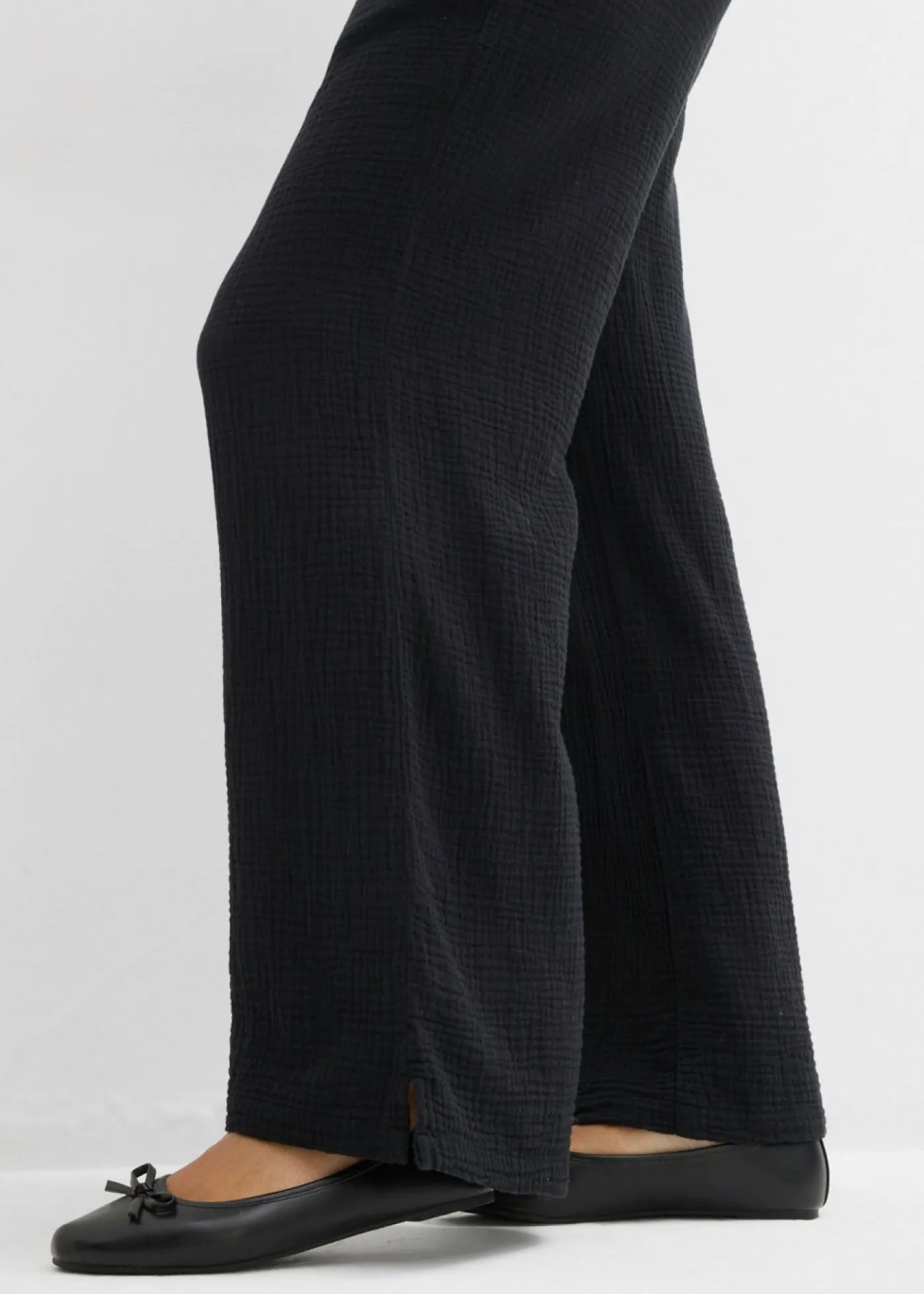 Discount Pantalón palazzo de muselina Mujer Pantalones|Tallas Pequeñas