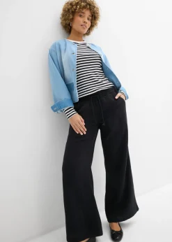 Discount Pantalón palazzo de muselina Mujer Pantalones|Tallas Pequeñas