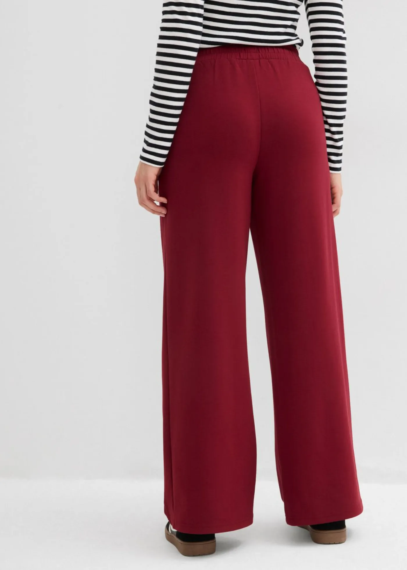 Sale Pantalón palazzo de neopreno suave Mujer Pantalones