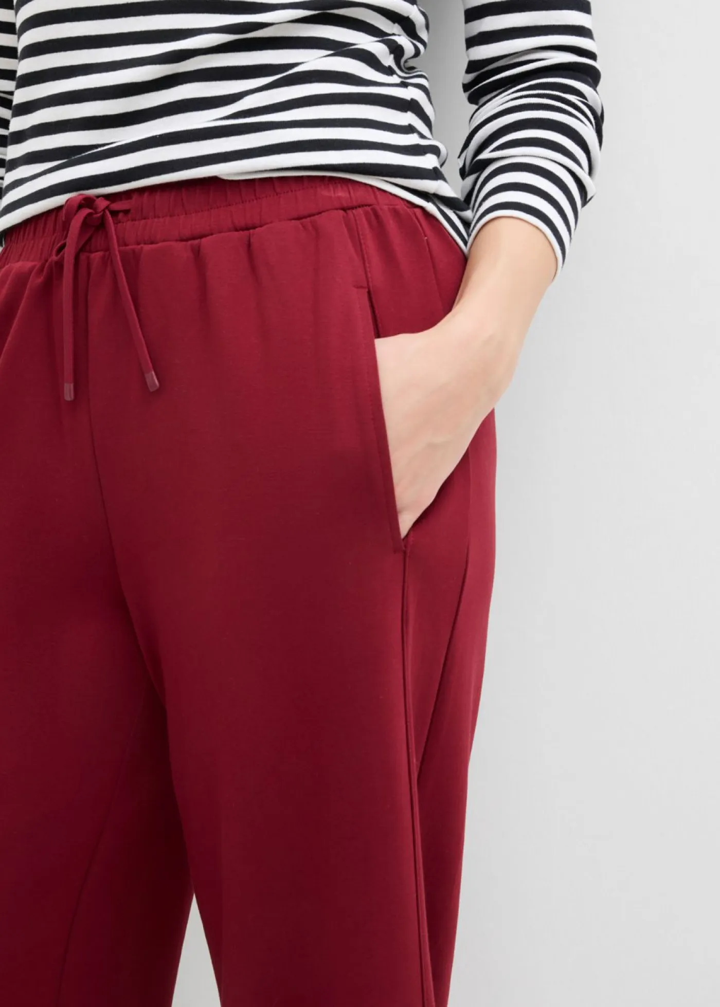Sale Pantalón palazzo de neopreno suave Mujer Pantalones