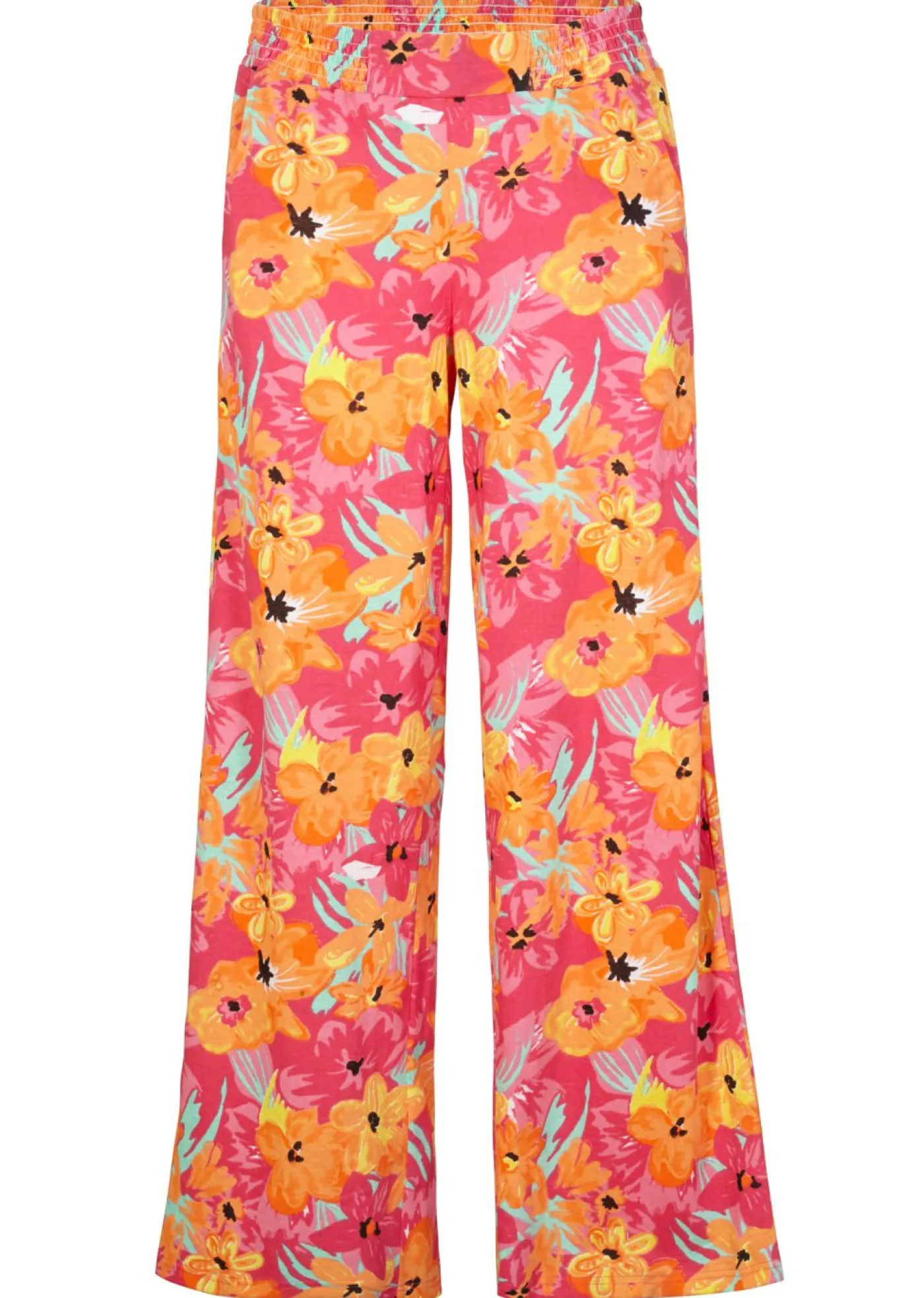 Best Pantalón Palazzo de punto de mezcla de viscosa Mujer Pantalones
