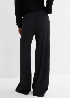 Hot Pantalón palazzo de Punto di Roma cómodo Mujer Esenciales|Pantalones