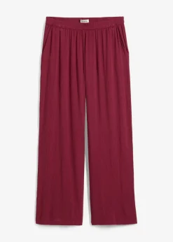 New Pantalón Palazzo de viscosa suave Mujer Pantalones