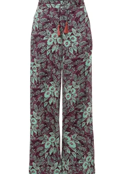 Clearance Pantalón Palazzo de viscosa fluida Mujer Pantalones