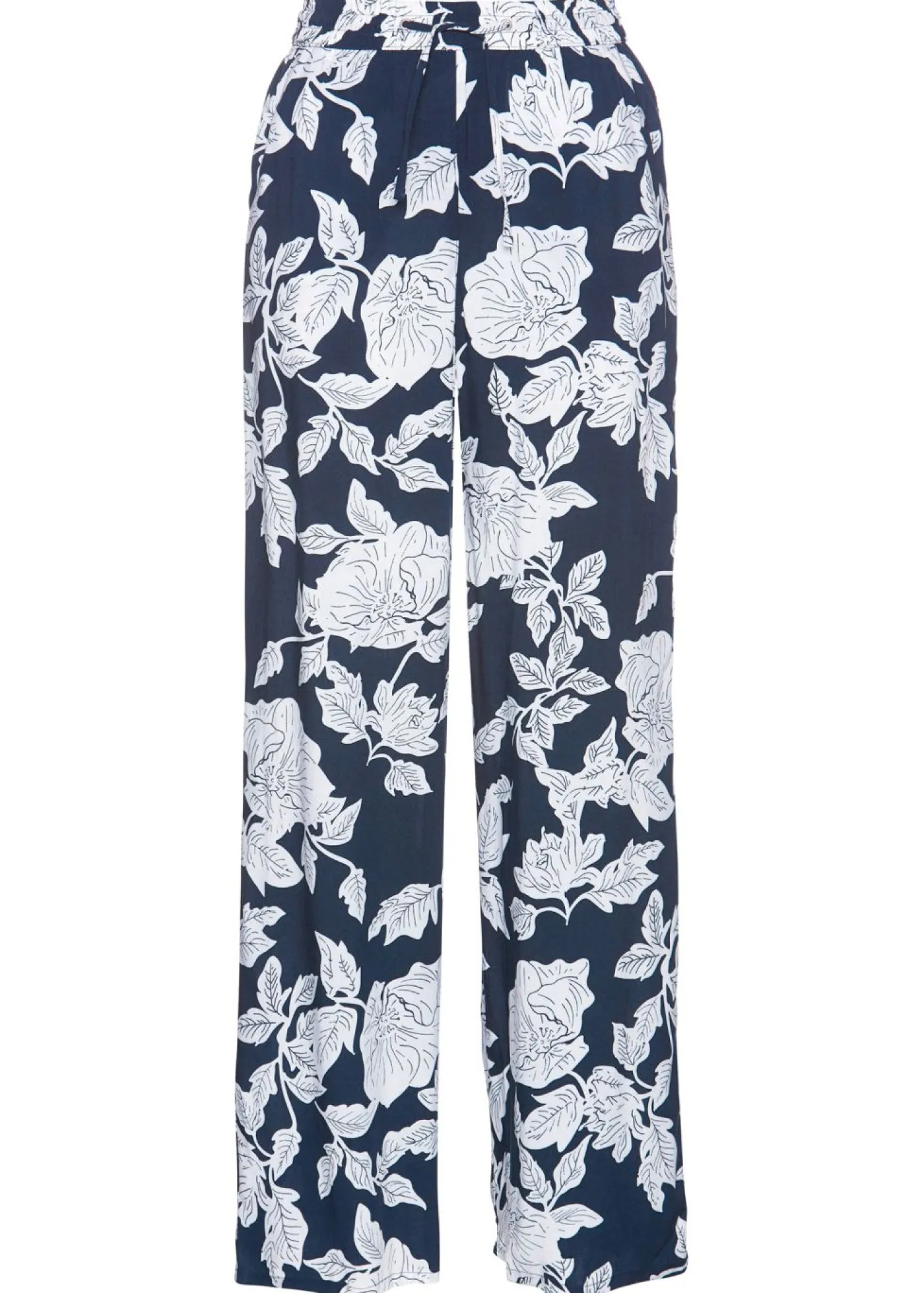 Hot Pantalón Palazzo de viscosa fluida Mujer Pantalones|Novedades