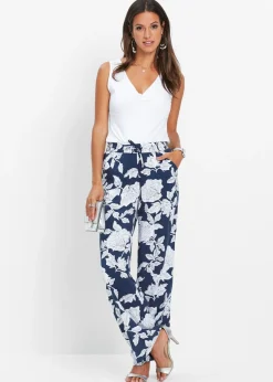 Hot Pantalón Palazzo de viscosa fluida Mujer Pantalones|Novedades