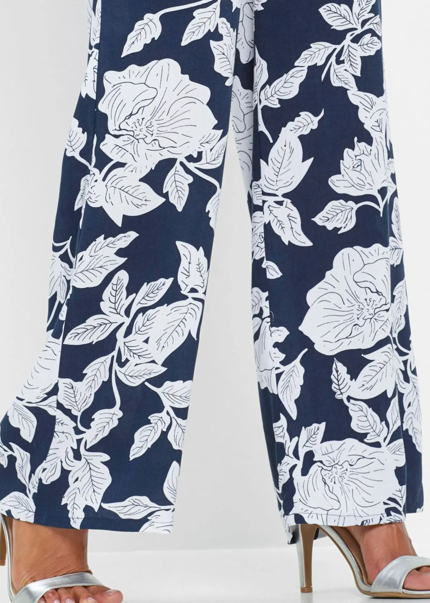 Hot Pantalón Palazzo de viscosa fluida Mujer Pantalones|Novedades