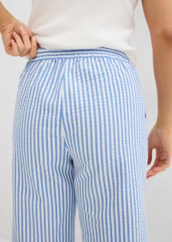 Discount Pantalón palazzo estilo milrayas, largo 7/8 Mujer Pantalones