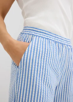 Discount Pantalón palazzo estilo milrayas, largo 7/8 Mujer Pantalones