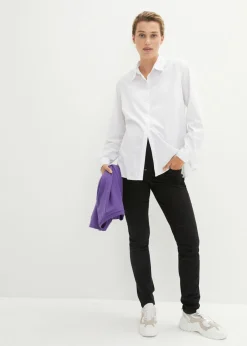 Online Pantalón premamá con material elástico y corte slim Mujer Premamá