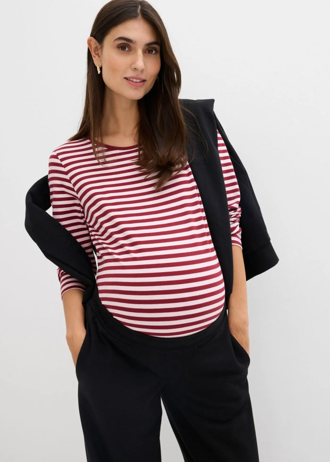 Outlet Pantalón premamá de chándal 2 en 1 con banda abdominal ajustable Mujer Premamá