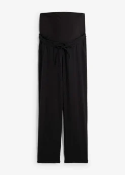 New Pantalón premamá de lino con pernera recta Mujer Premamá