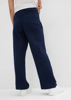 Pantalón premamá de muselina de algodón puro con corte holgado Mujer Premamá