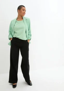 Pantalón Punto di Roma con cintura cómoda Mujer Pantalones