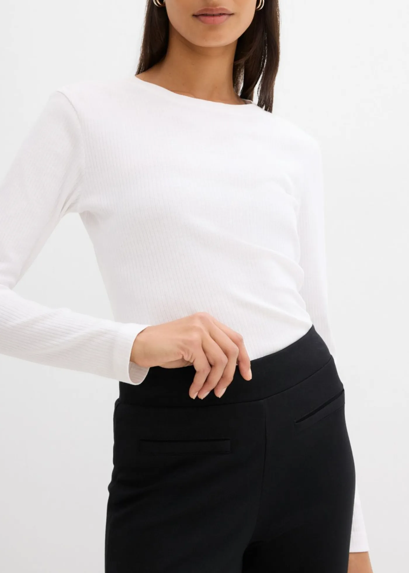 Sale Pantalón Punto di Roma con abertura Mujer Esenciales|Pantalones
