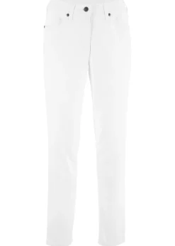 Hot Pantalón recto cómodo con elástico Mujer Pantalones