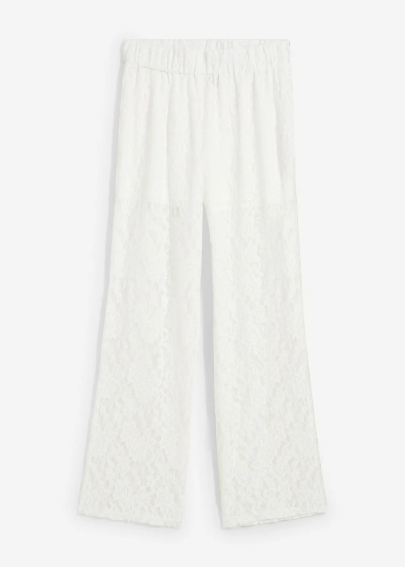 Discount Pantalón sin cierre con encaje Mujer Pantalones