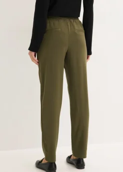 Hot Pantalón sin cierre con ribete Mujer Pantalones