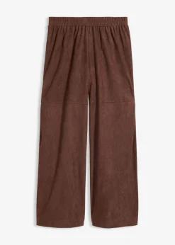 Online Pantalón sin cierre de ante sintético Mujer Pantalones