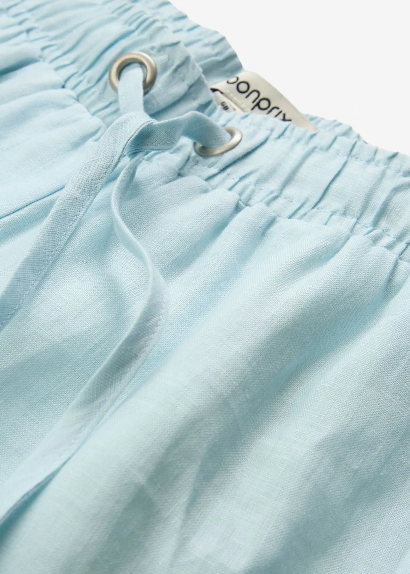 Clearance Pantalón sin cierre de lino puro Mujer Premium|Pantalones