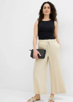 Best Pantalón sin cierre de lyocell 7/8 Mujer Pantalones