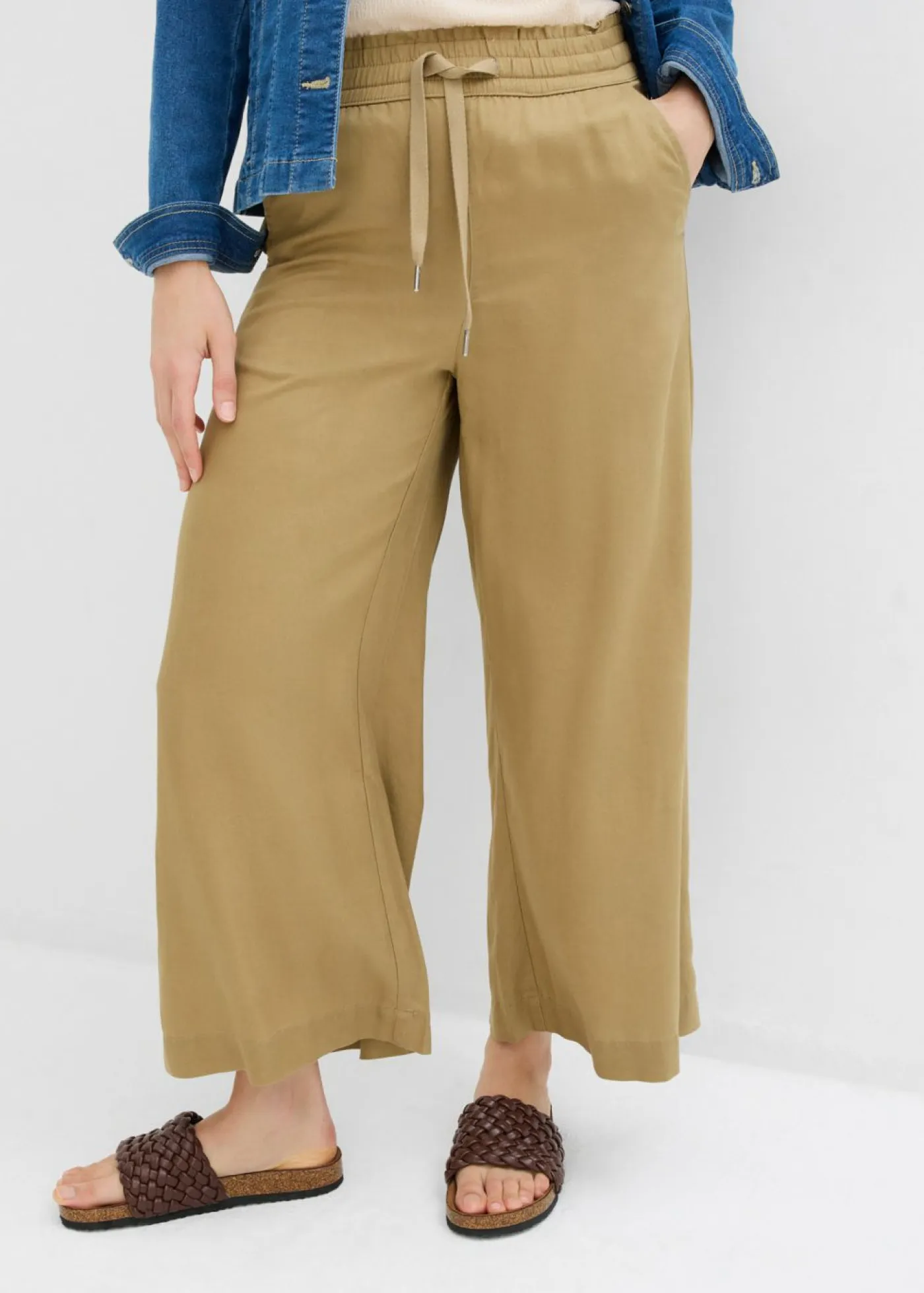 Online Pantalón sin cierre de lyocell 7/8 Mujer Pantalones