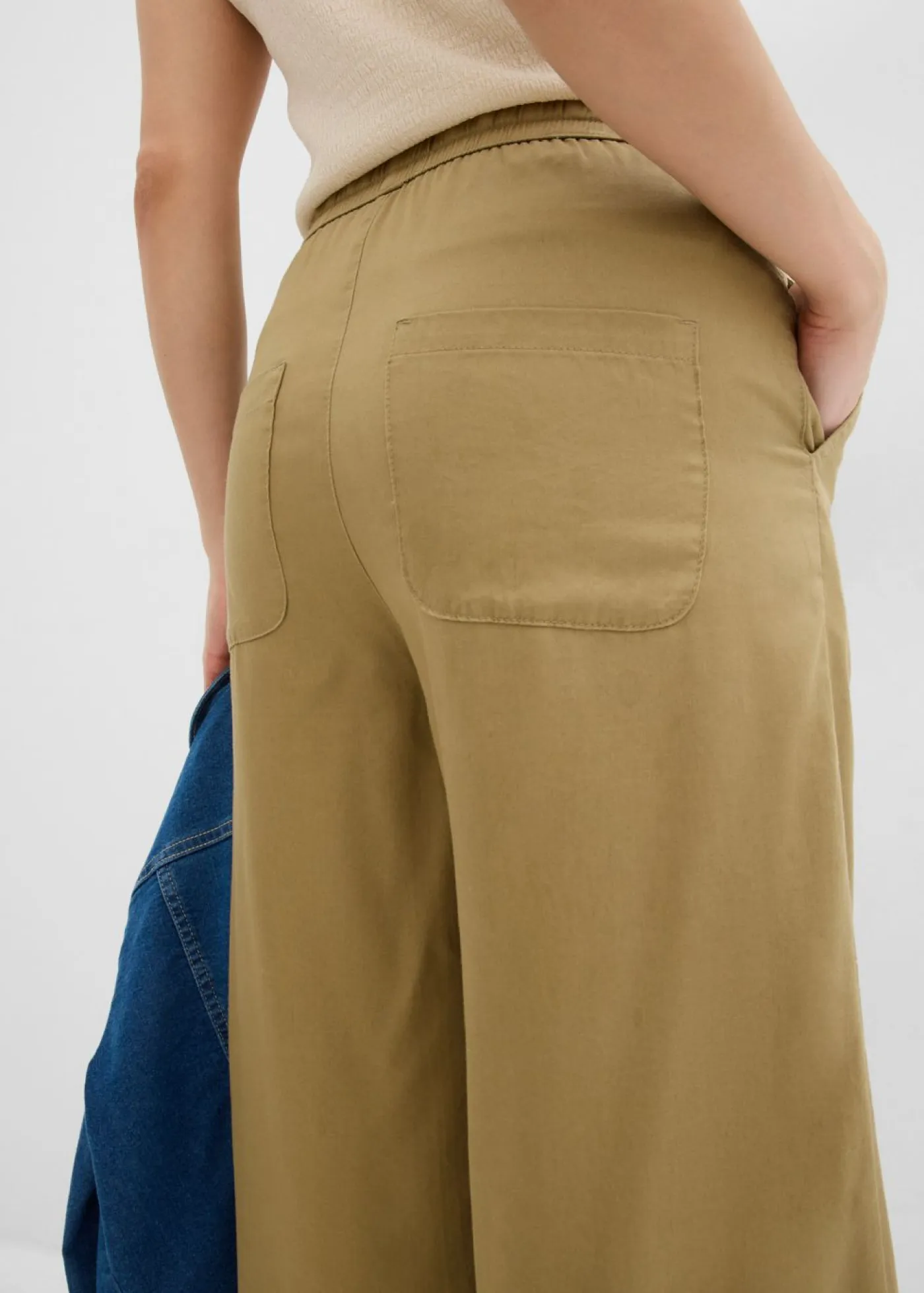 Online Pantalón sin cierre de lyocell 7/8 Mujer Pantalones