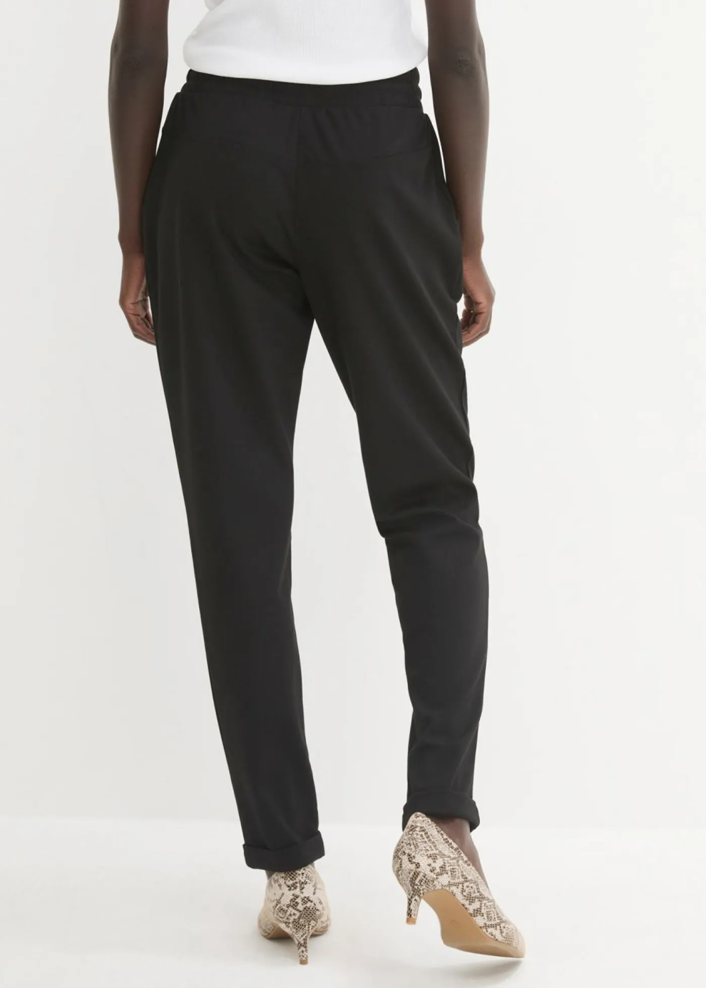 Clearance Pantalón sin cierre de mezcla de viscosa Mujer Pantalones|Novedades