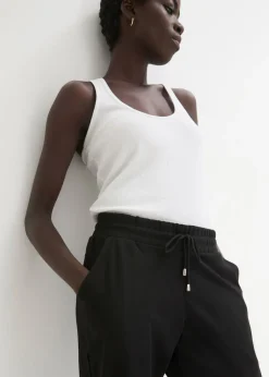 Clearance Pantalón sin cierre de mezcla de viscosa Mujer Pantalones|Novedades