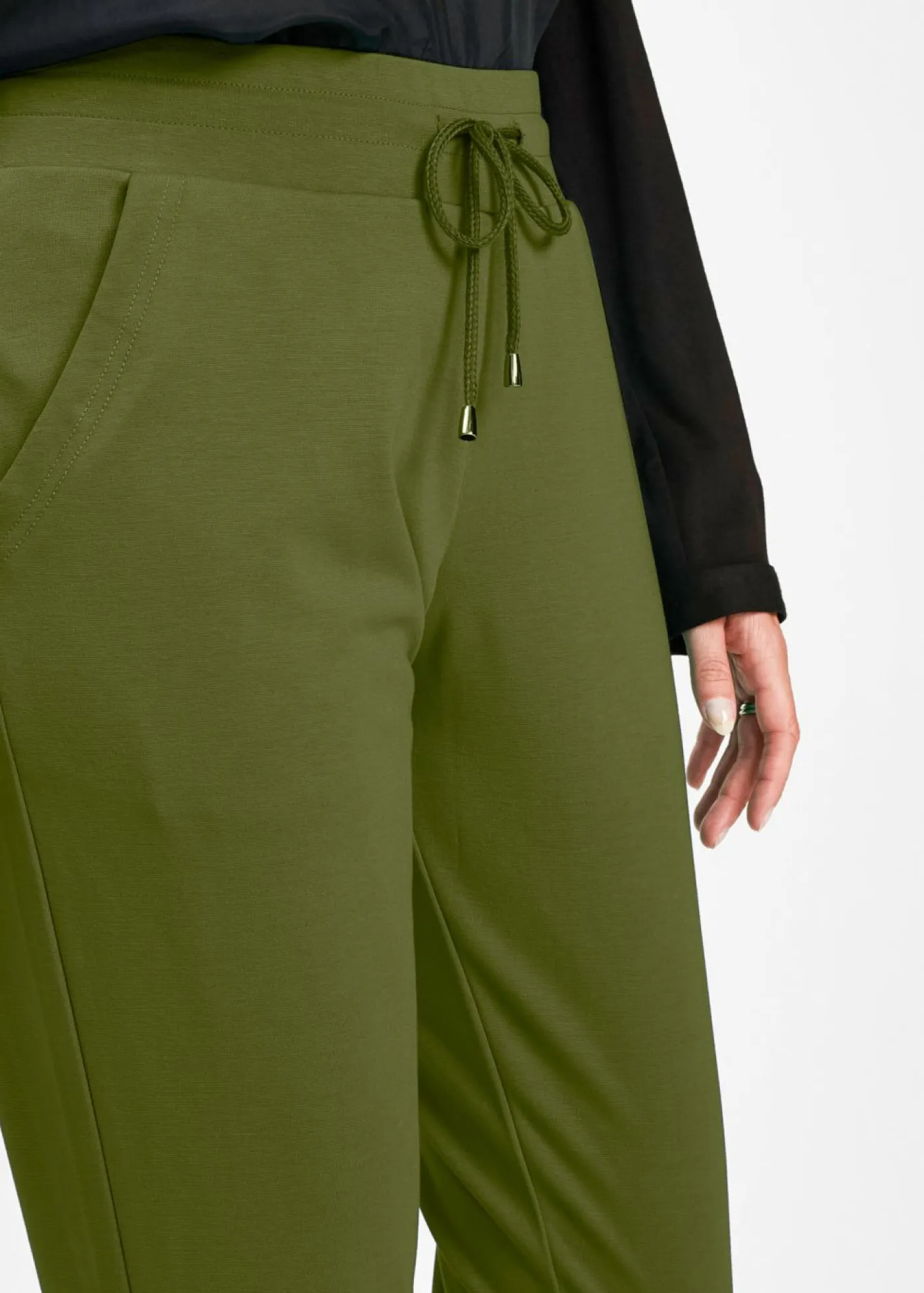 Sale Pantalón sin cierre de mezcla de viscosa Mujer Pantalones|Novedades
