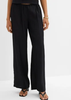Best Pantalón sin cierre de mezcla de viscosa estructurada Mujer Conjuntos De Ropa|Esenciales