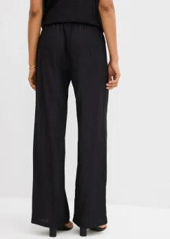 Best Pantalón sin cierre de mezcla de viscosa estructurada Mujer Conjuntos De Ropa|Esenciales