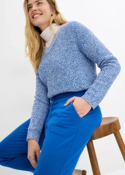 Best Pantalón sin cierre de mezcla de viscosa Mujer Pantalones|Novedades
