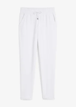 Online Pantalón sin cierre de mezcla de viscosa Mujer Pantalones|Novedades