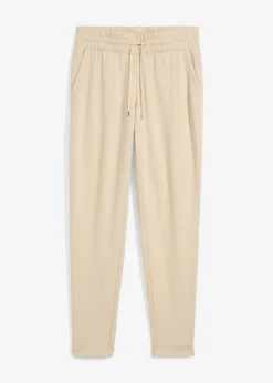 Online Pantalón sin cierre de mezcla de viscosa Mujer Pantalones|Novedades