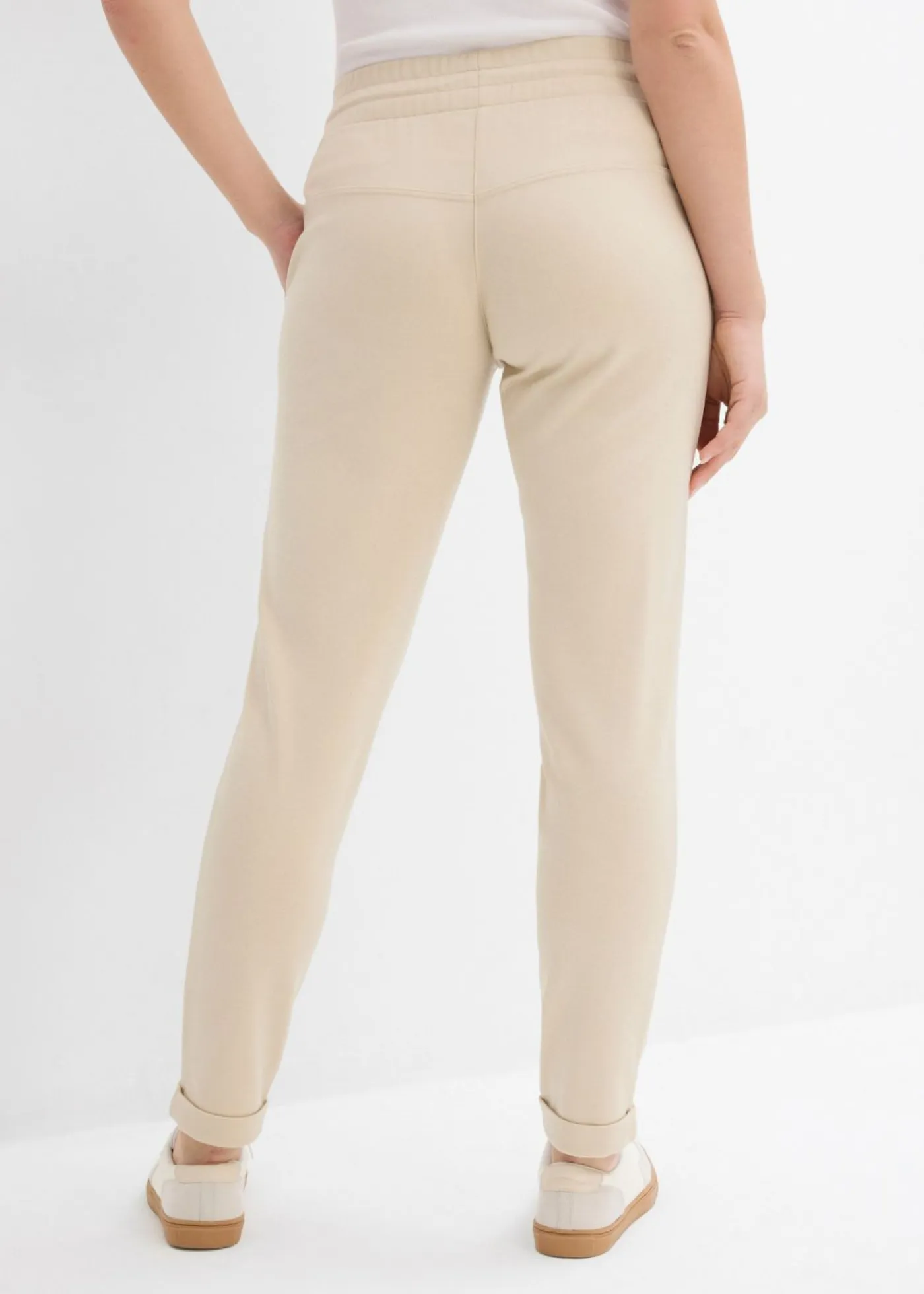 Online Pantalón sin cierre de mezcla de viscosa Mujer Pantalones|Novedades