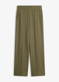 Discount Pantalón sin cierre de tejido interlock resistente Mujer Pantalones|Novedades