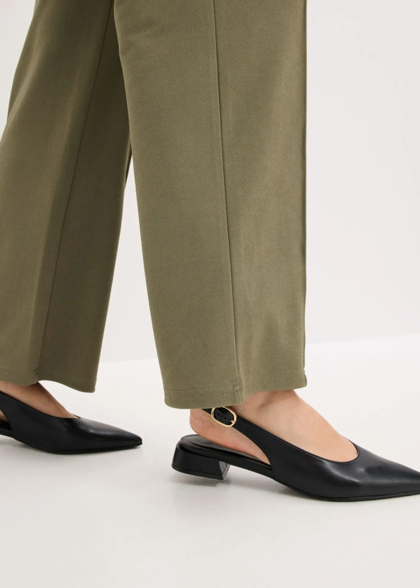 Discount Pantalón sin cierre de tejido interlock resistente Mujer Pantalones|Novedades