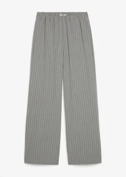 Sale Pantalón sin cierre de tejido fluido Mujer Pantalones|Novedades
