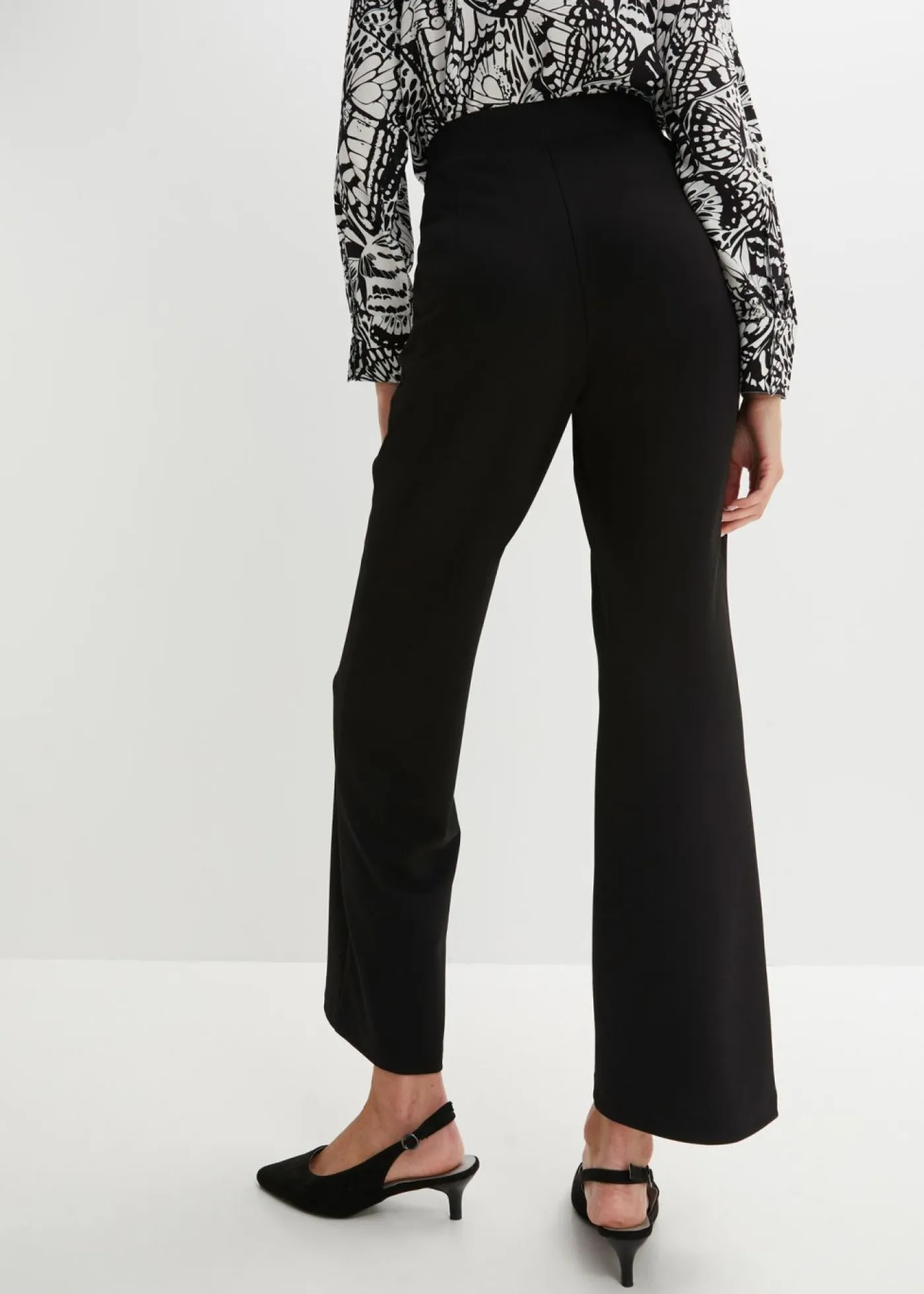 Sale Pantalón sin cierre de tejido interlock resistente Mujer Pantalones|Novedades