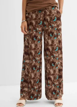 Discount Pantalón sin cierre de viscosa fluida Mujer Pantalones