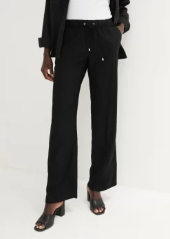 Best Pantalón sin cierre de viscosa Mujer Pantalones